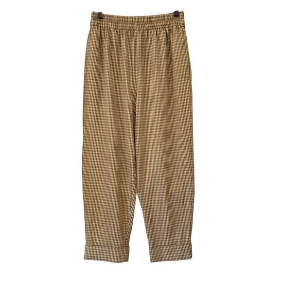 Huston Pull-On Tapered Pants in Zander Gingham Plaid, Sz M - Picture 5 of 14